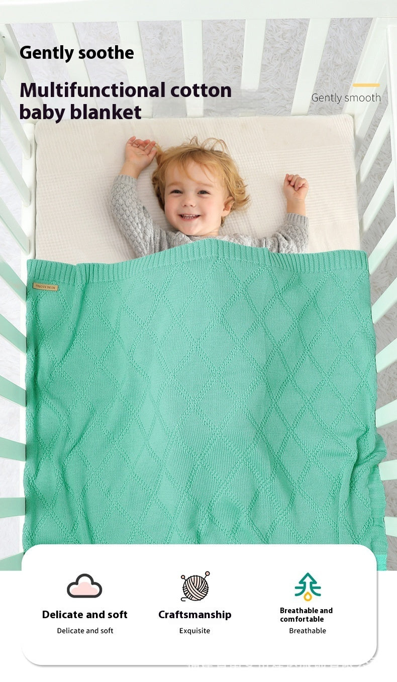 LuxeCotton Baby Blanket – Comfort Wrapped in Elegance