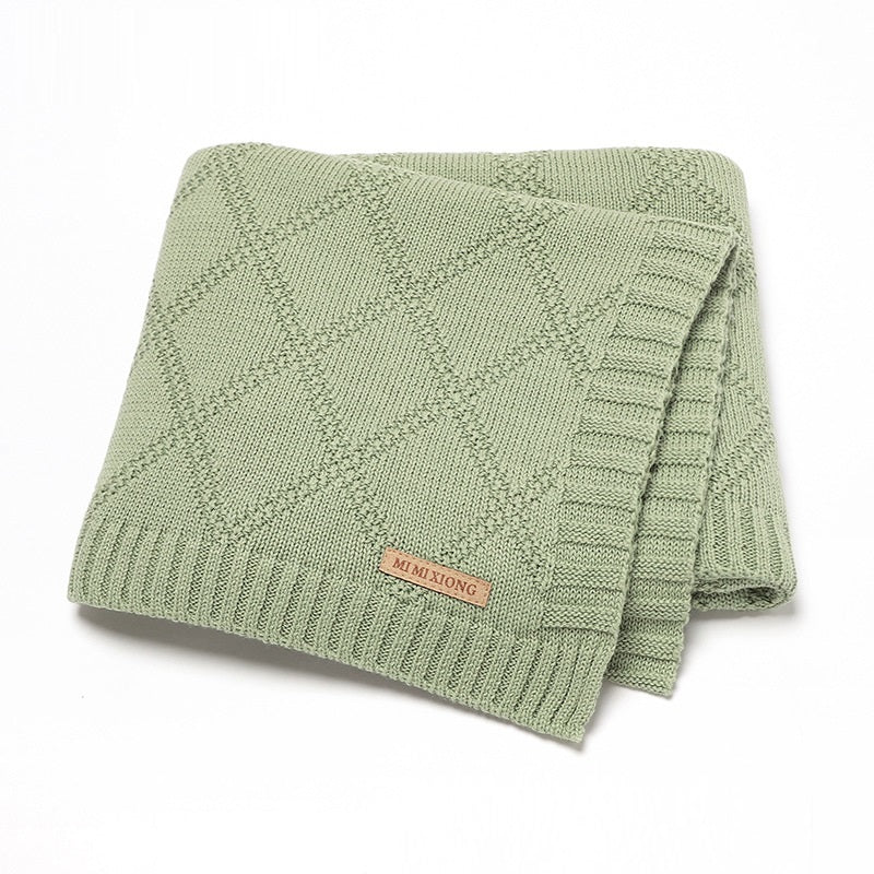 LuxeCotton Baby Blanket – Comfort Wrapped in Elegance