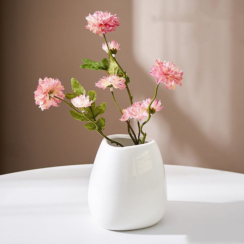 Sculpted Elegance Ceramic Vase Collection