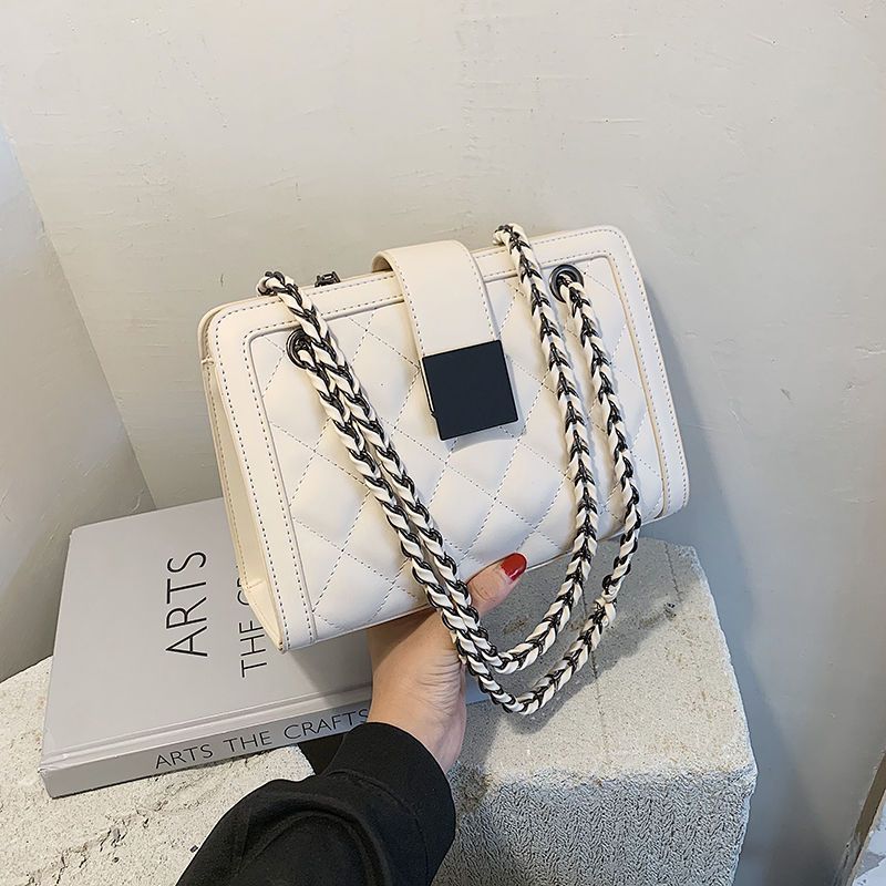 Velvet Luxe Chain Handbag