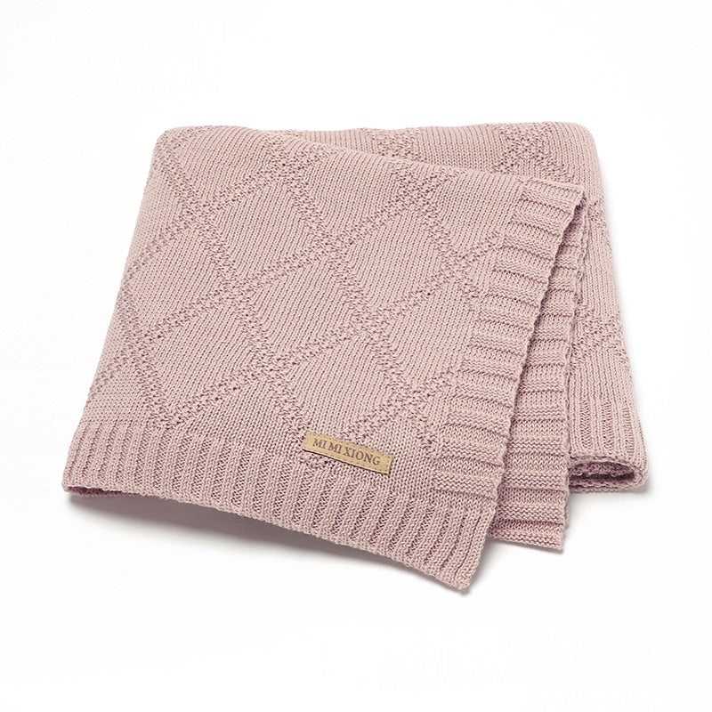 LuxeCotton Baby Blanket – Comfort Wrapped in Elegance