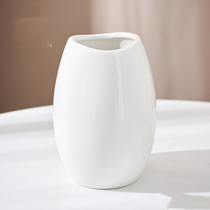 Sculpted Elegance Ceramic Vase Collection