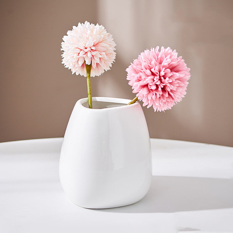 Sculpted Elegance Ceramic Vase Collection