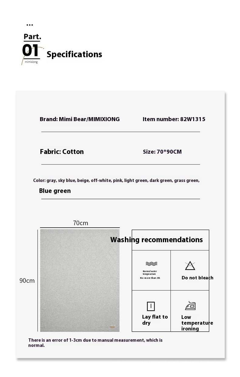 LuxeCotton Baby Blanket – Comfort Wrapped in Elegance