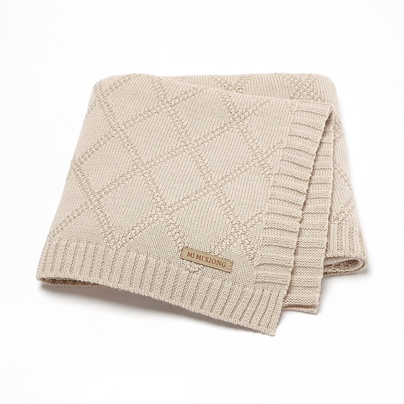 LuxeCotton Baby Blanket – Comfort Wrapped in Elegance