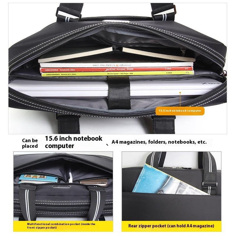 The Executive Oxford Laptop Bag – Elevate Your Business Style