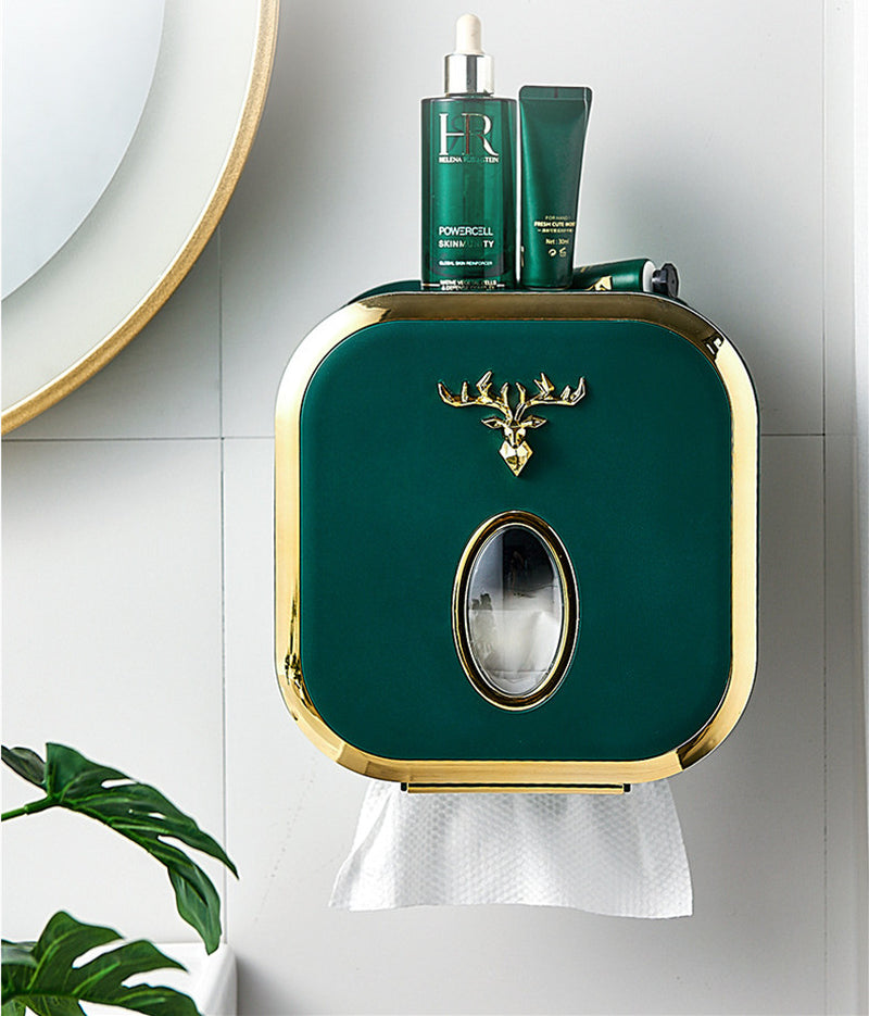Wall-Mounted Dust-Proof Towel Storage Box – Stylish & Space-Saving Organizer